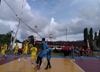 Peringati HUT ke-74, Brimob Aceh Gelar Turnamen Bola Voli