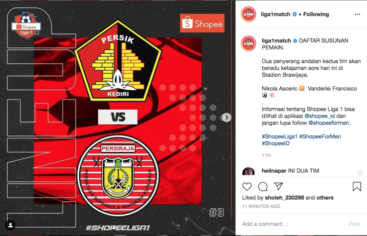 Persik vs persiraja panitia antisipasi virus corona