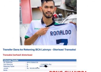Martunis, Ronaldo, Lelang Jersey