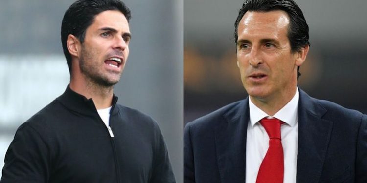 Mikel Areta dan Unai Emery