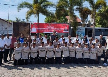 22 Atlet Sepak Bola Aceh Besar Dilepaskan Menuju Popda XVII
