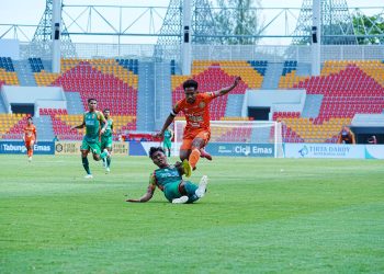 FOTO: Gol Kapten Andik Menangkan Persiraja Banda Aceh