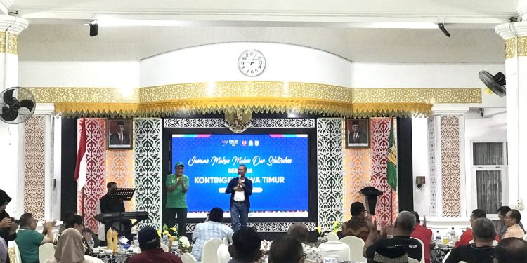 Kontingen Jawa Timur Makan Malam di Pendopo Wali Kota Banda Aceh