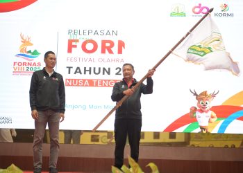 Sekda Lepas Kontingen Fornas Aceh 2025 ke Kota Mataram