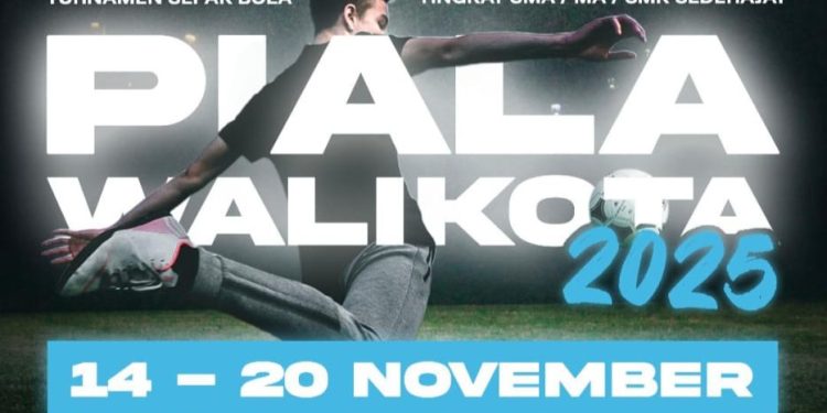 16 Tim Turun di Turnamen Sepak Bola Pelajar Perebutkan Piala Wali Kota