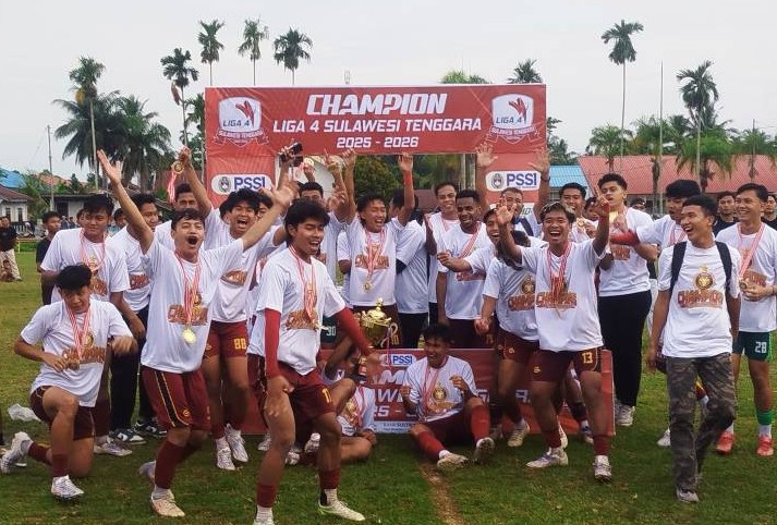 Sentuhan Pelatih Asal Aceh Antar Unaaha FC Juara Liga 4 Sultra