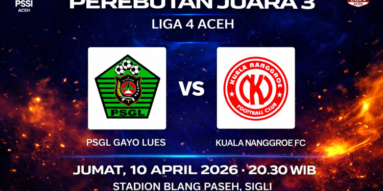 Liga 4: PSGL Gayo Lues vs Kuala Nanggroe FC Berebut Harga Diri