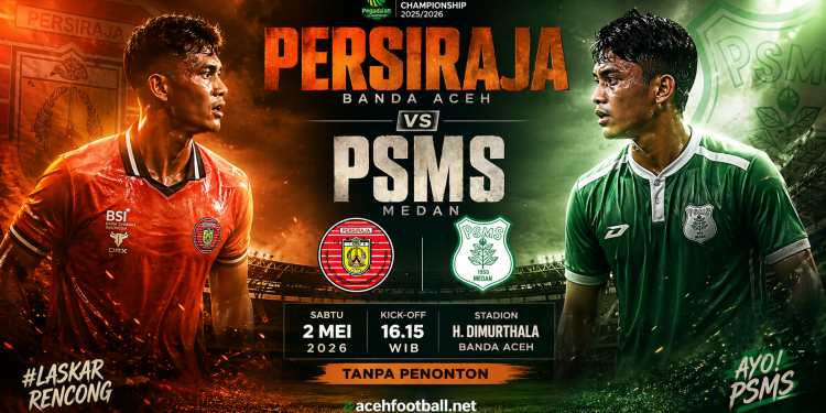 Usai Jatuh Sanksi, Duel Persiraja vs PSMS Dimajukan ke Sore Hari
