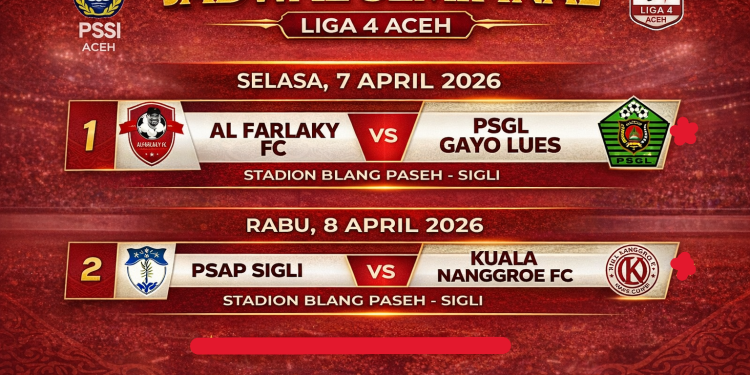 Semifinal Liga 4 Aceh: Empat Tim Terbaik Berebut Tiket Final di Sigli