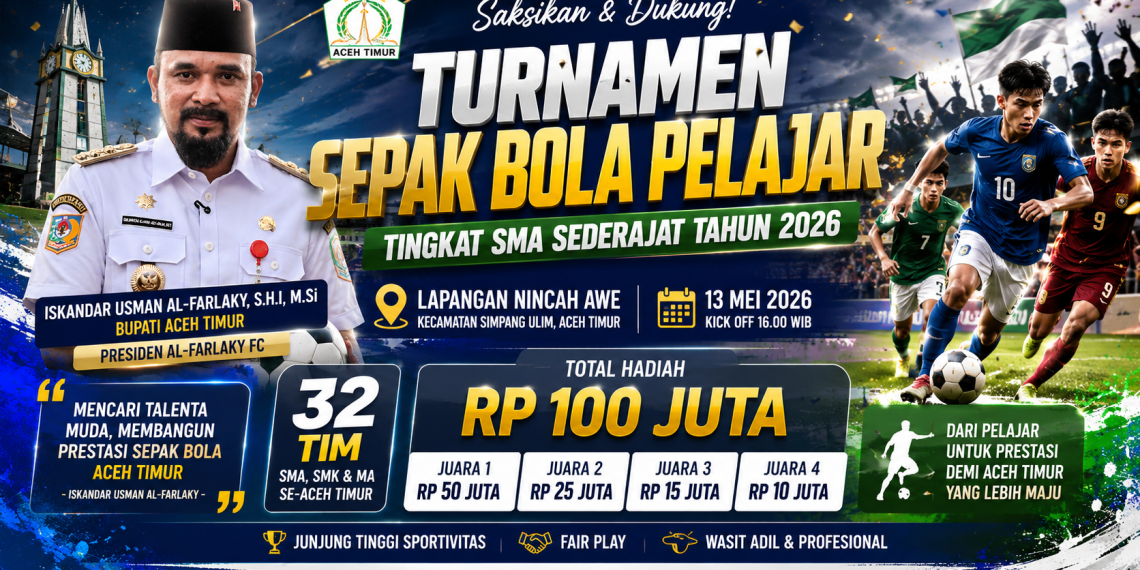 Aceh Timur Gelar Turnamen Pelajar Cari Bibit untuk Popda