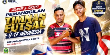 19 Pemain Dipanggil TC Timnas Futsal U-17, Revan Aditya Wakili Aceh