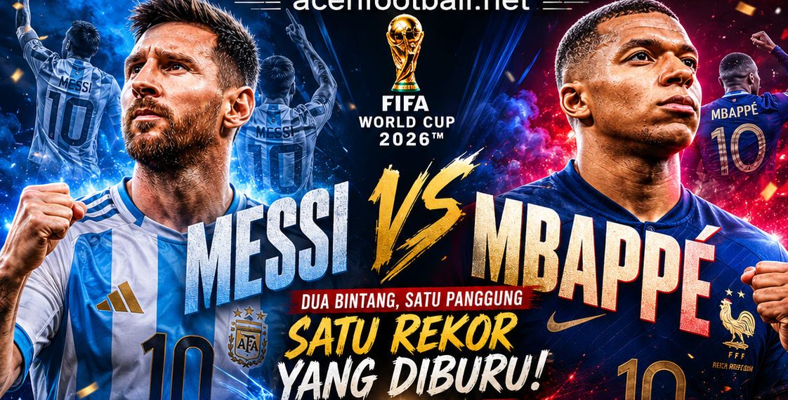 Piala Dunia 2026: Duel Lionel Messi dan Kylian Mbappe