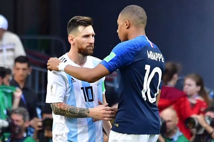 Messi Mbappe