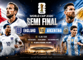 Duel Bersejarah! Inggris Tantang Argentina Rebut Tiket Final