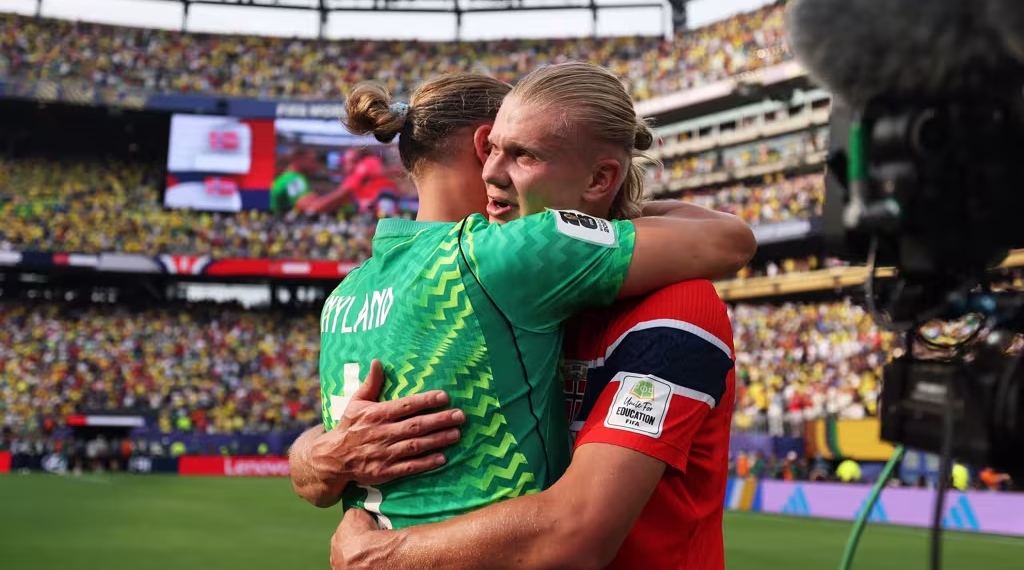 Brasil Menangis, Nyland dan Haaland Ukir Dongeng Norwegia