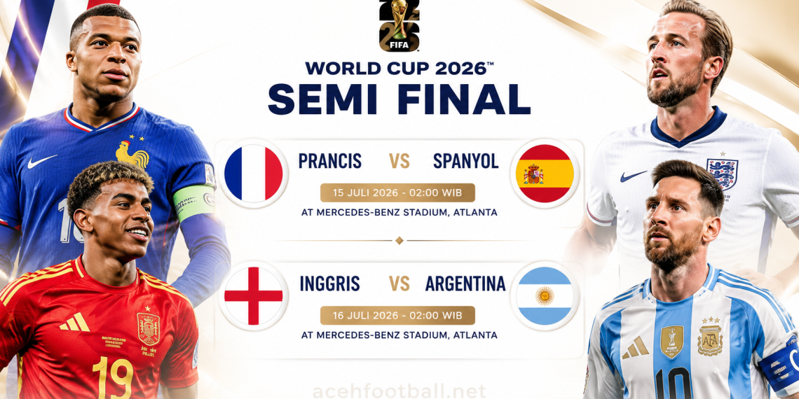 Semifinal Piala Dunia 2026 Sajikan Duel Para Raksasa