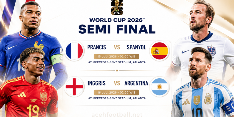 Semifinal Piala Dunia 2026 Sajikan Duel Para Raksasa