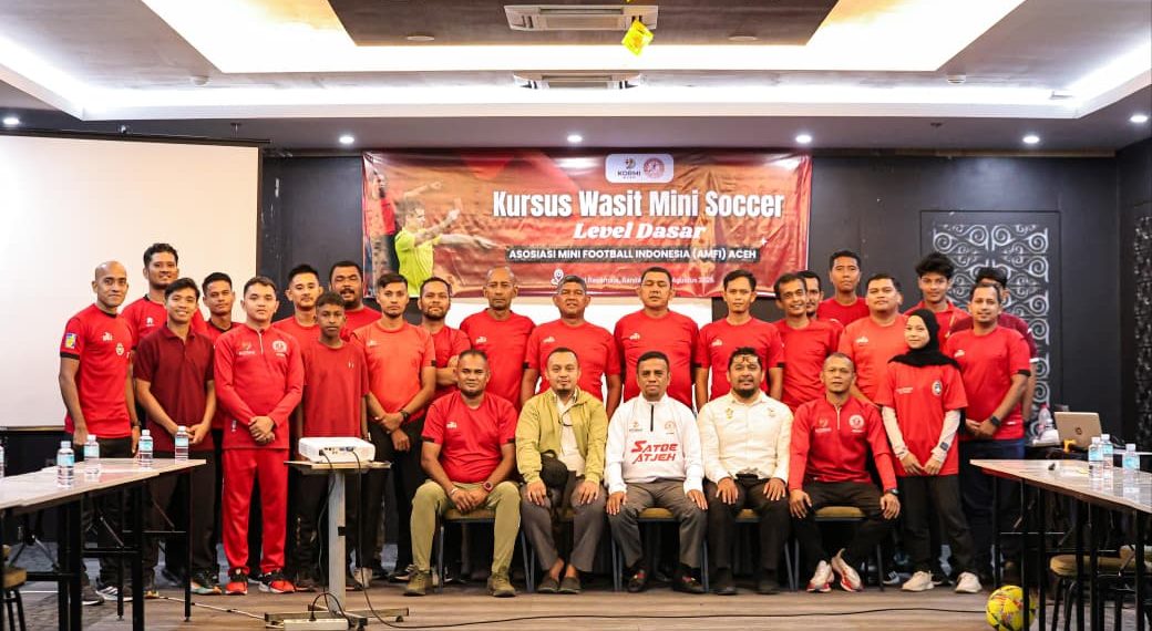 24 Peserta Ikuti Kursus Wasit Mini Soccer AMFI Aceh