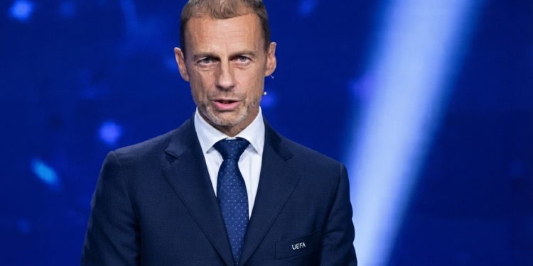 Presiden UEFA Aleksander Čeferin